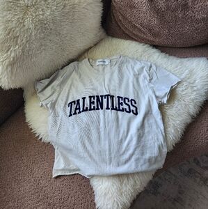 Talentless Cropped Tee